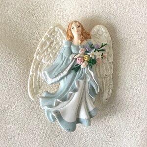 Vintage Hallmark 25th Anniversary Holiday Angel Brooch